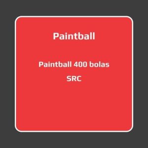 Paintball de 400 bolas